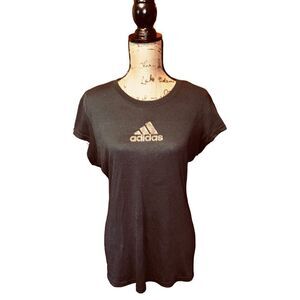 Adidas Women's Short Sleeve Graphic Print Crewneck Active T-Shirt Size XL